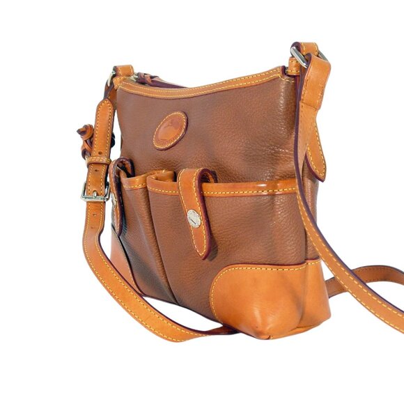 DOONEY & BOURKE 2 Letter Carrier AWL Leather Messenger Crossbody Bag - RETIRED - Picture 4 of 14